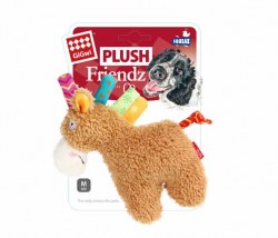 GiGwi - 6135 Plush Friendz Sesli At Peluş Köpek Oyuncagı