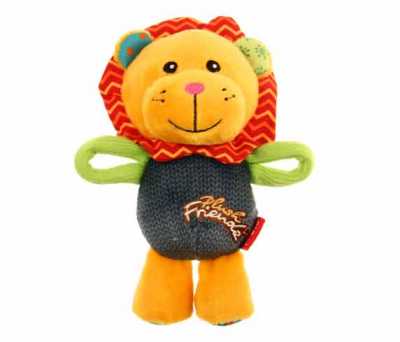 6147 Plush Friendz Sesli Aslan Peluş Köpek Oyuncag