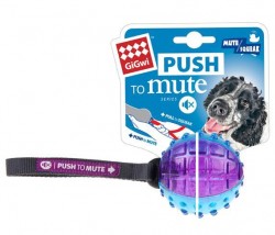 GiGwi - 6178 Push To Mute Gülle Ses Kont. Köpek Oyun.