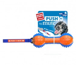 GiGwi - 6181 Push To Mute Dambıl Ses Kont.18 cm Köpek Oyun