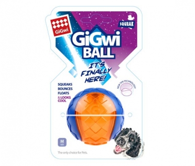 6194 Gigwi Ball Sert Top 6 cm Köpek Oyun.