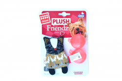 GiGwi - 6217 Plush Friendz Sesli Baykuş Gri Kahve Peluş