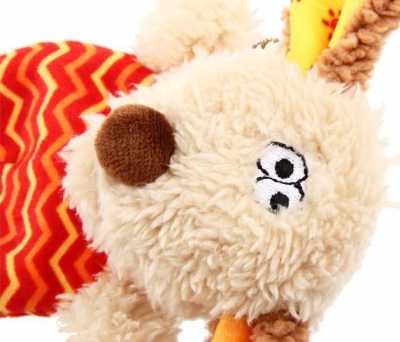 6222 Plush Friendz Sesli Fare Gri-Kırmızı Peluş