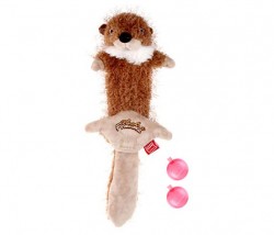 GiGwi - 6253 Plush Friendz Tüylü Sincap Köpek Oyun.