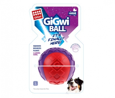 6298 Gigwi Ball Sert Top 7 cm Köpek Oyun.