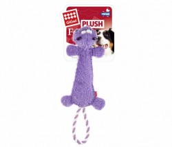 GiGwi - 6313 Plush Friendz Dayanıklı Diş İpi Hipopotam