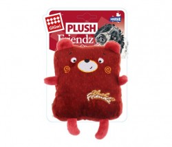 GiGwi - 6412 Plush Friendz Kare Ayı Sesli Oyuncak