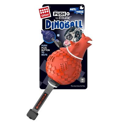 GiGwi - 6470 Dinoball Dinazor Sesli Oyuncak Turuncu