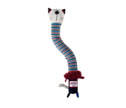 GiGwi - 6535 Plush Friendz Kedi Oyuncak Kemik Sesli (M)