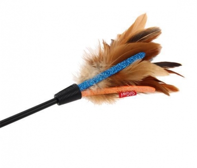 7061 Feather Teaser Kedi Oltası Doğal Tüylü 60 cm