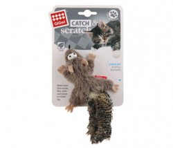 GiGwi - 7112 Catnipli Peluş Sincap Kedi Oyuncagı