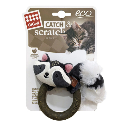 227 - 7519 Catch&Scratch Rakun Kedi Oyuncağı