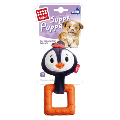 GiGwi - 8013 Suppa Puppa Penguen Diş Kaşıma Kare