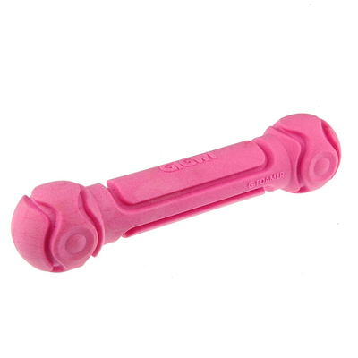 8214 Kauçuk Diş Kaşıma Dumbell Pembe - Thumbnail