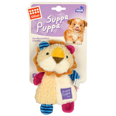 GiGwi - 8378 Suppa Puppa Peluş Aslan Sesli Köpek Oyun.