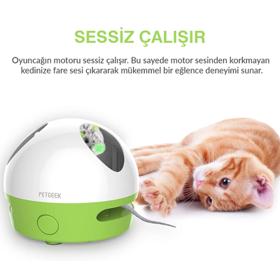 9015 Saklanan Fare Kedi Oyuncağı - Thumbnail