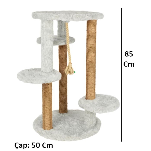 Almina 3 Sehpalı Tırmalama 85 cm