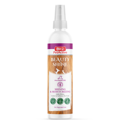 Bio PetActive - Beauty Shine Kedi ve Köpek Tüy Parlatıcı Sprey 100 ml.