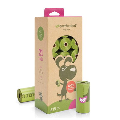 Earth Rated - Earth Rated Dışkı Torbası Lavantalı 21 Rulo-315 Po