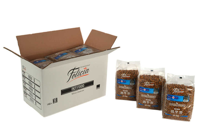 Felicia - Felicia 12x1 Kg Somonlu Az Tahıllı Yetişkin Kedi Maması HypoAllergenic Kedi Maması
