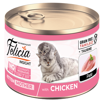 Felicia - Felicia Anne ve Yavru Kedi Soft Konserve 200 g - 24 Adet