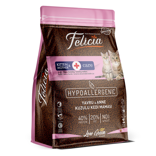 Felicia Az Tahıllı 5 x 1 Kg Yavru Tavuklu HypoAllergenic Kedi Maması