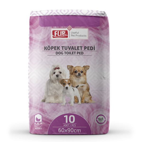 Flip Çiş Pedi 60*90 cm 4'lü Paket 10'lu