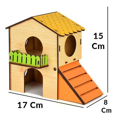 Flip Hamster Evi 2 Katlı Small - Thumbnail