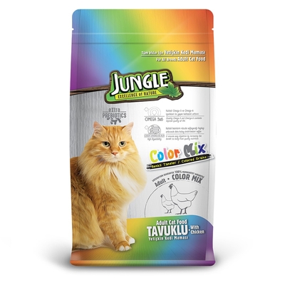 Jungle - Jungle 15 kg Colormix Tavuklu Kedi Maması.
