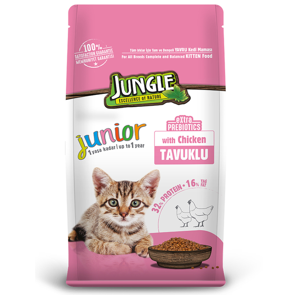 Jungle 15 kg Yavru Kedi Maması Tavuklu