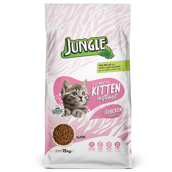 Jungle 15 kg Yavru Kedi Maması Tavuklu