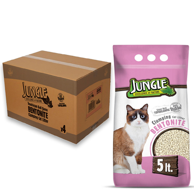 Jungle - Jungle Bentonit Natural 5 Lt 4'lü Kutu