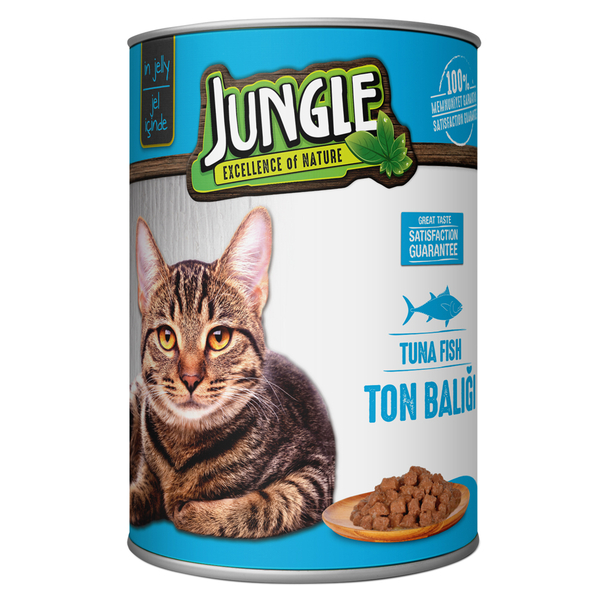 Jungle Kedi 415 gr Ton Balıklı Konserve 24 Adet