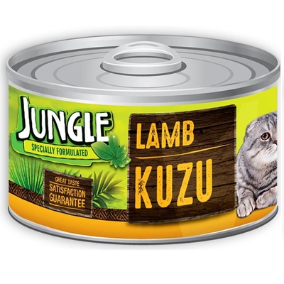 Jungle - Jungle Kedi 85 gr Kuzu Etli Yaş Ezme 24 Adet