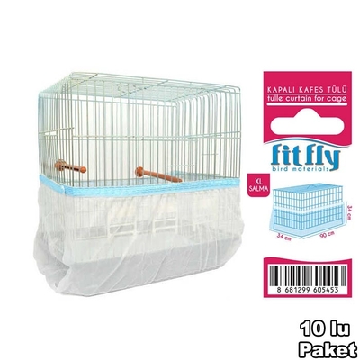 Fit Fly - Kapalı Lüx Tül 10'lu Salma