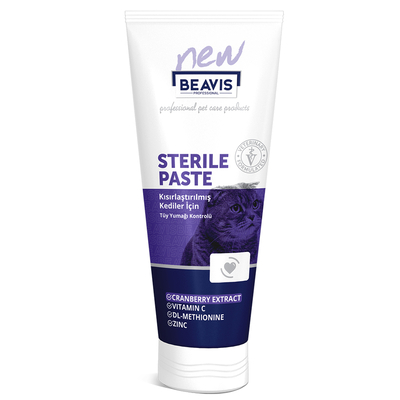 Beavis - Kısırlaştırılmış Kediler için Vitamin & Mineralli Malt Paste 85 ml-6 Adet