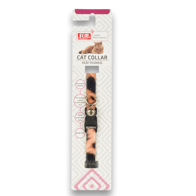 Flip - Leopar Desenli Boyun Tasması-12 Adet