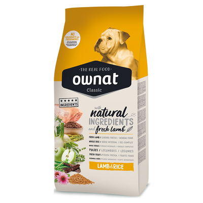 Ownat - Ownat 15 kg Kuzulu&Pirinçli Classic Adult Köpek Maması