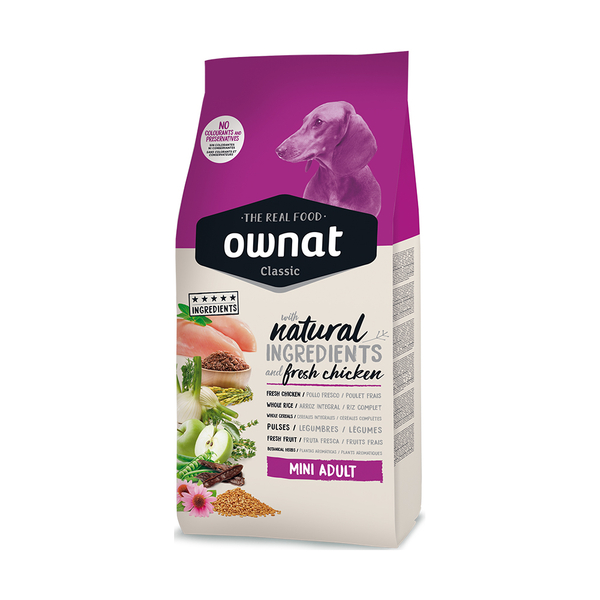 Ownat 1,5 kg Tavuklu Classic Mini Adult Köpek Maması