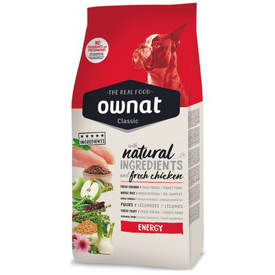 Ownat - Ownat 20 kg Tavuklu Classic Energy Adult Köpek Maması