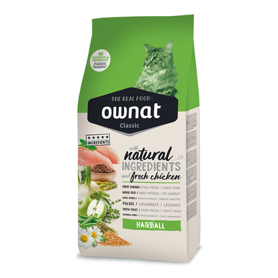 Ownat - Ownat 4 kg Hairball Yetişkin Tavuklu Kedi Maması