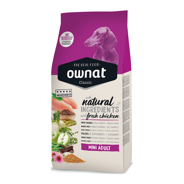 Ownat 4 kg Tavuklu Classic Mini Adult Köpek Maması