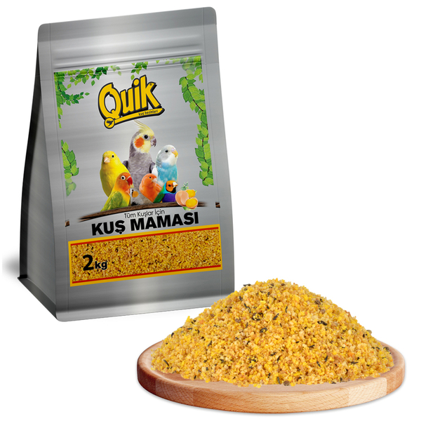 Quik Ballı Yumurtalı 2 Kg Kuş Maması