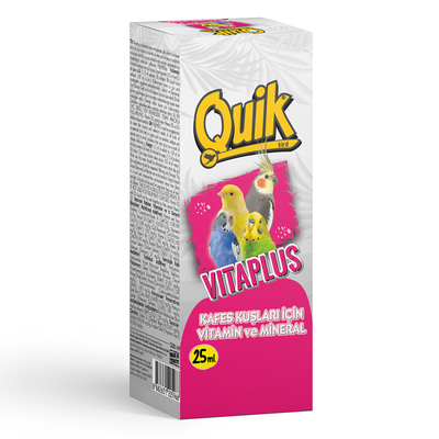 Quik Vita Plus Kuş Vitamini 25 ml 12'li - Thumbnail