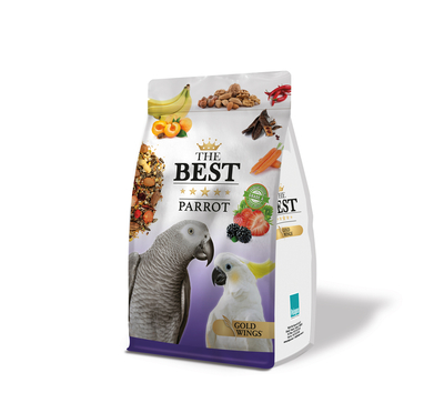 Gold Wings The Best - The Best Papağan Yemi 1,25 Kg 4 Adet Meyve-Nutslı