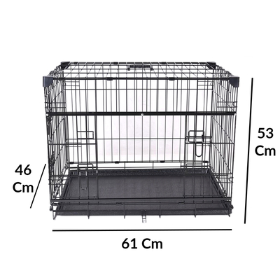 VA202-ELS1 Katlanır Köpek Kafesi 61Lx46Wx53H cm - Thumbnail