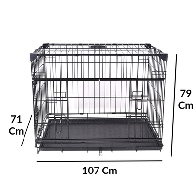 VA205-ELS1 Katlanır Köpek Kafesi 107Lx71Wx79H cm - Thumbnail