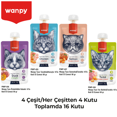 Wanpy - Wanpy Kedi Et Ezmesi Seti - Ekim