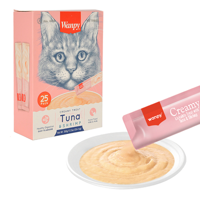 Wanpy - Wanpy Ton&Karides Krema Kedi Ödül 25x14gr RA-050-1