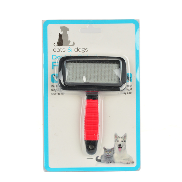 ZM-1027XL İnce Uçlu Kedi Köpek Tarağı Kırmızı XL